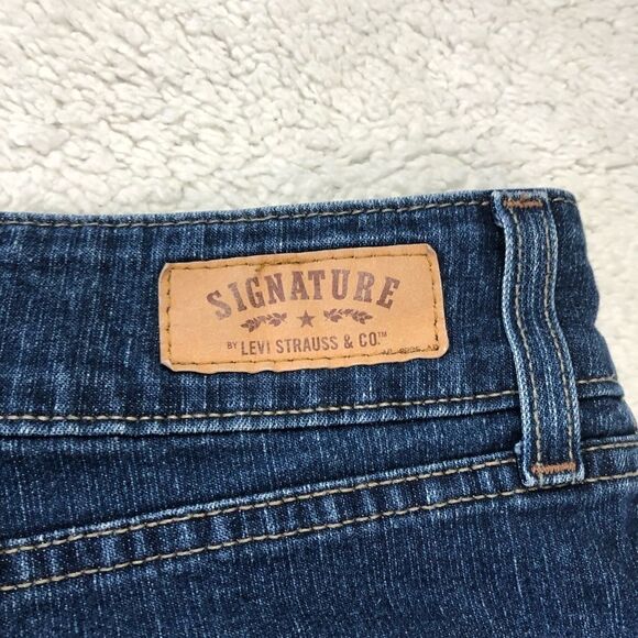 LEVI DENIM SHORTS SIGNATURE HIGH RISE - Picture 7 of 11